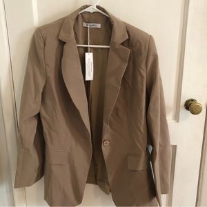 Cicy Bell Womens Casual Blazers Open Front Long Sleeve